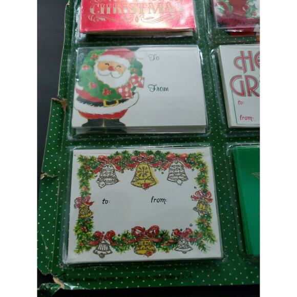 Vintage Luxury Gift Trims Christmas Gift Tags 40 Pieces New in Package RARE - Picture 2 of 7